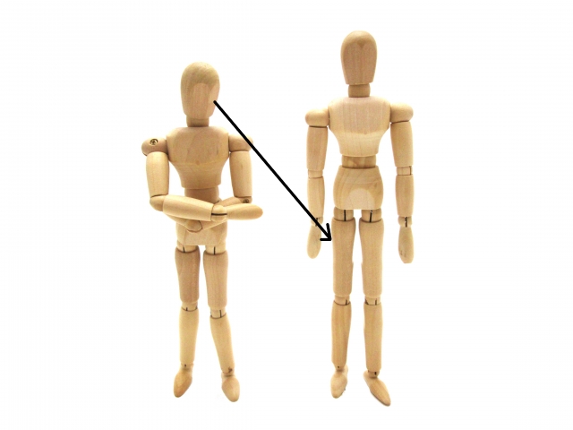 低身長の方への施術の画像